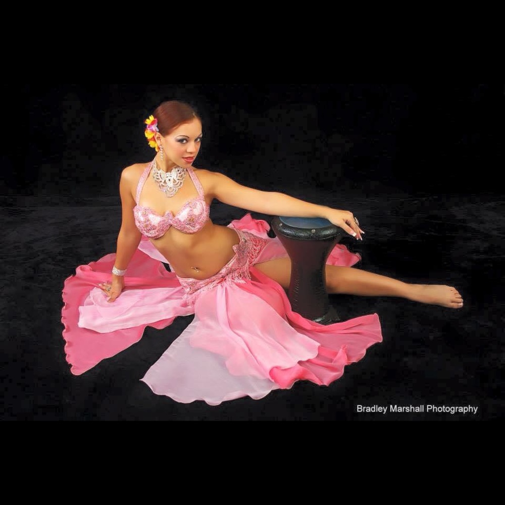 Hand Made Professional Belly Dance Costume!